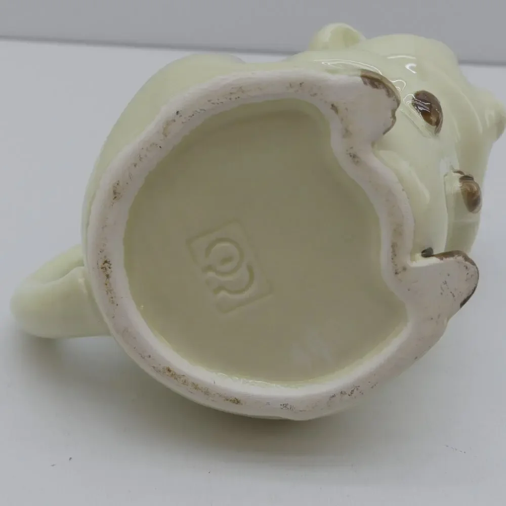 Lot of 2 Vintage Quon Quon Japan Ceramic Pig Sugar Bowl & Creamer Set